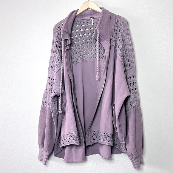 Free People Dune Bug Crochet Cardigan Jacket - Picture 8 of 16